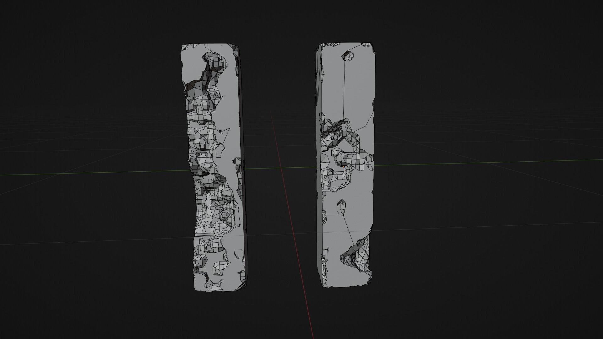 Ruin pillars Free 3D model_1