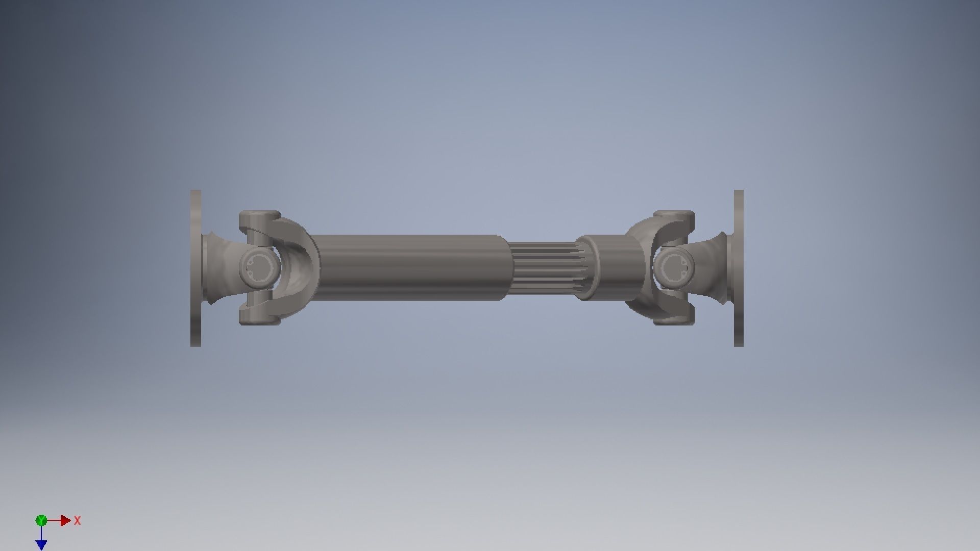 Double Cardan Shaft 3d model 3D model_4