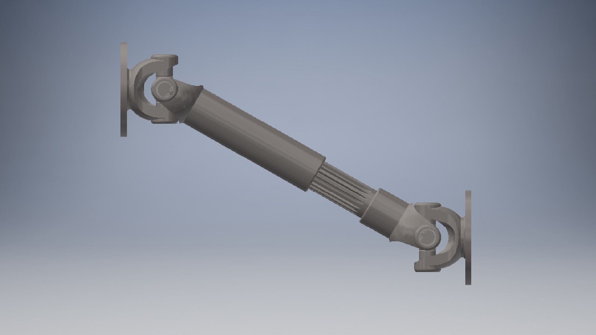 Double Cardan Shaft 3d model 3D model_3