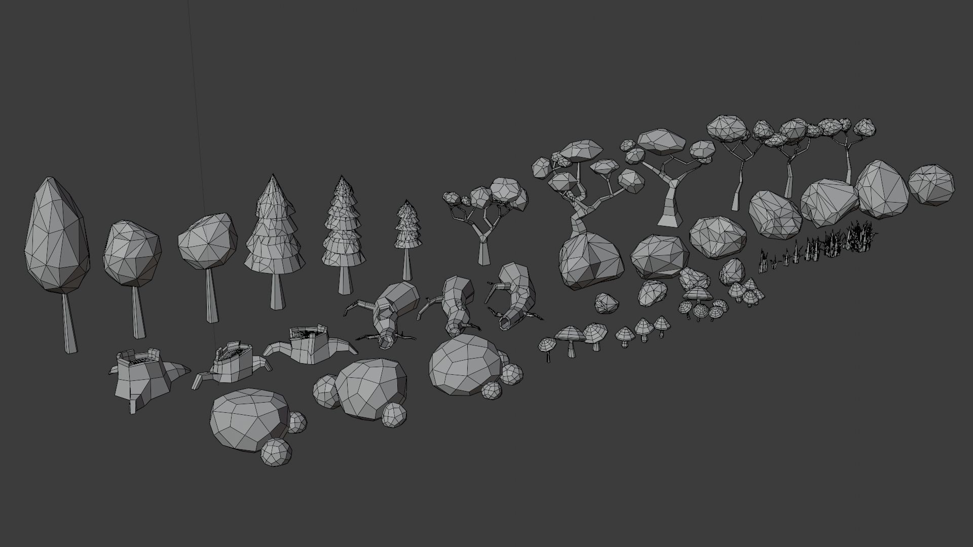 Low Poly Nature Pack Vol 1 Low-poly 3D model_2