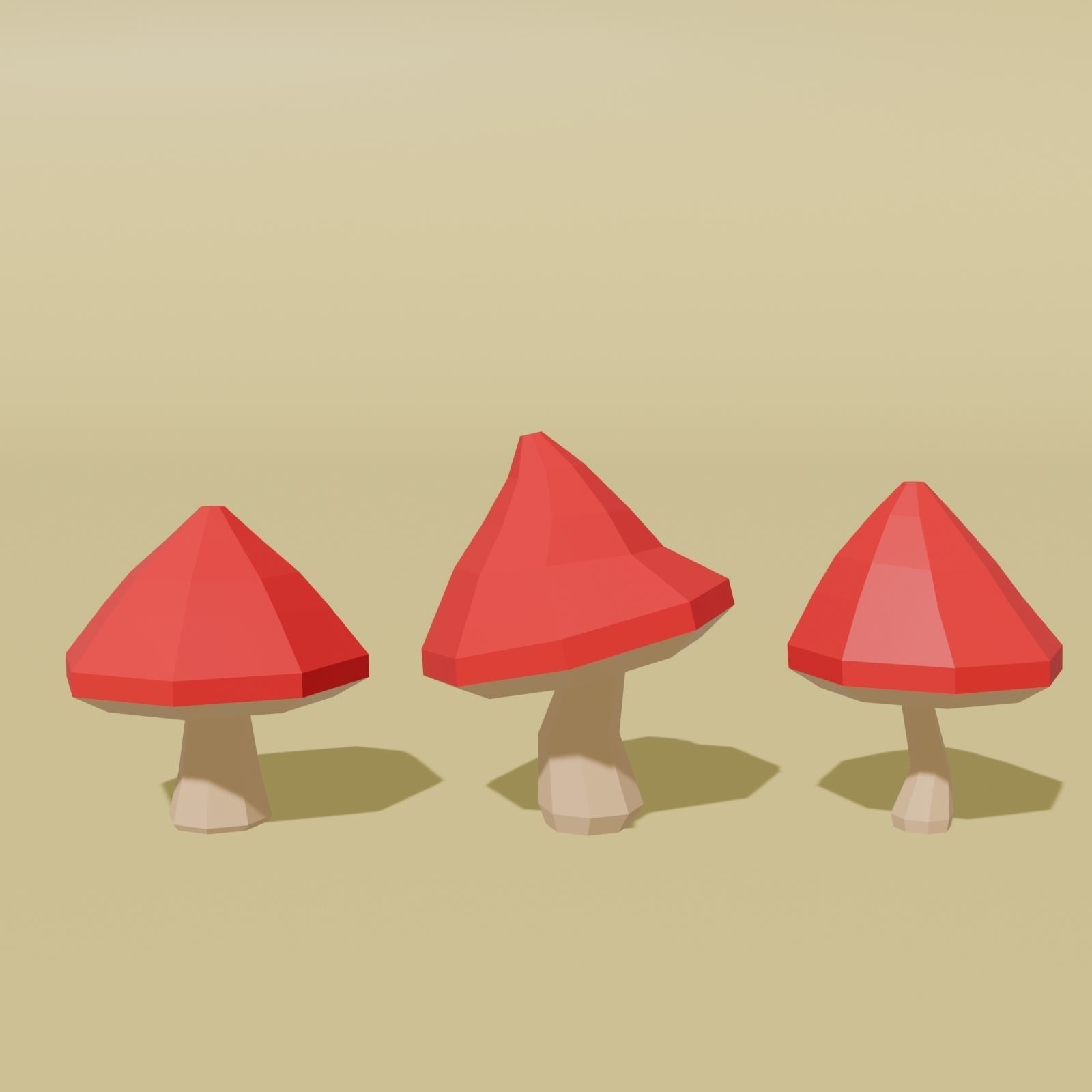 Low Poly Nature Pack Vol 1 Low-poly 3D model_14