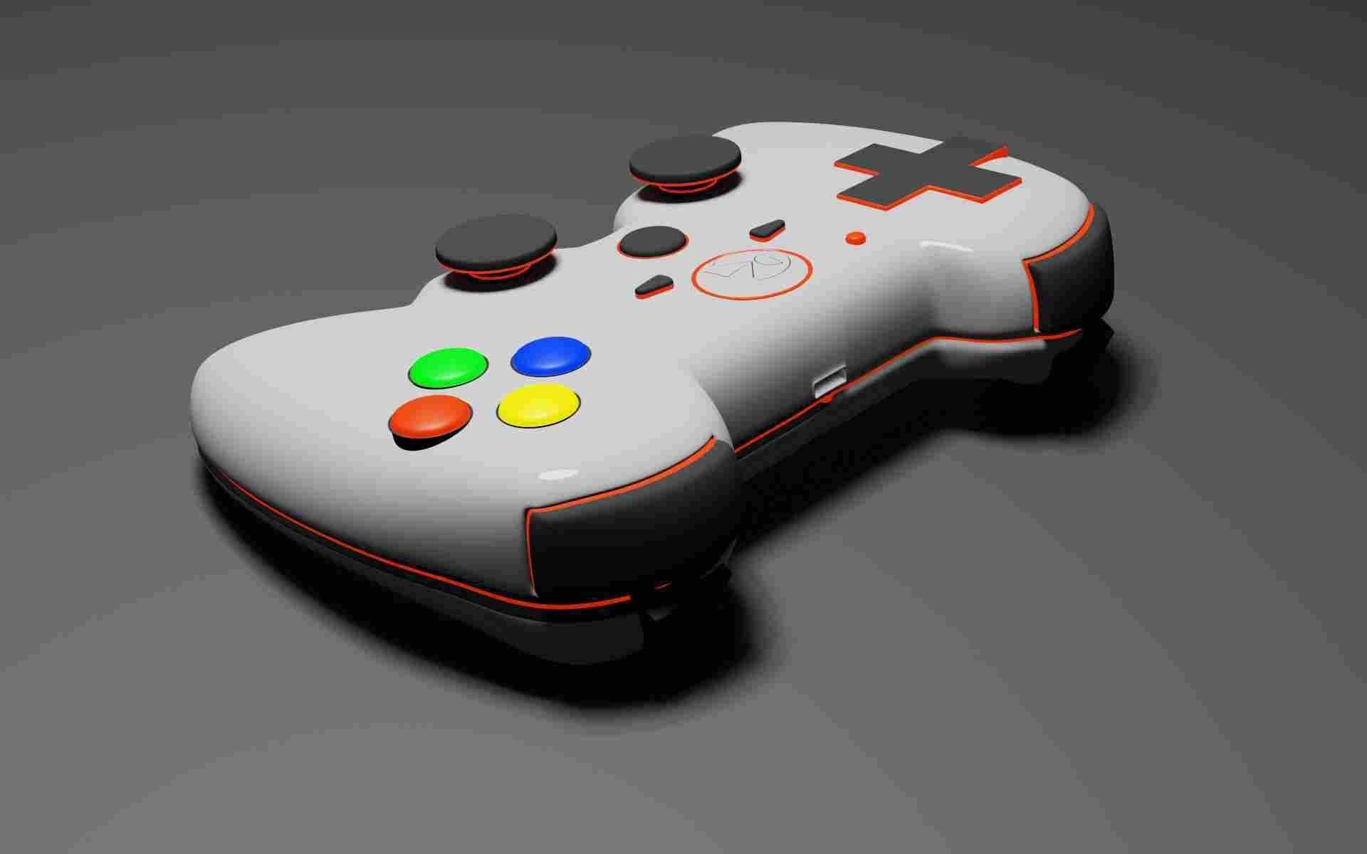 GamePad 3D Model Low-poly 3D model_13