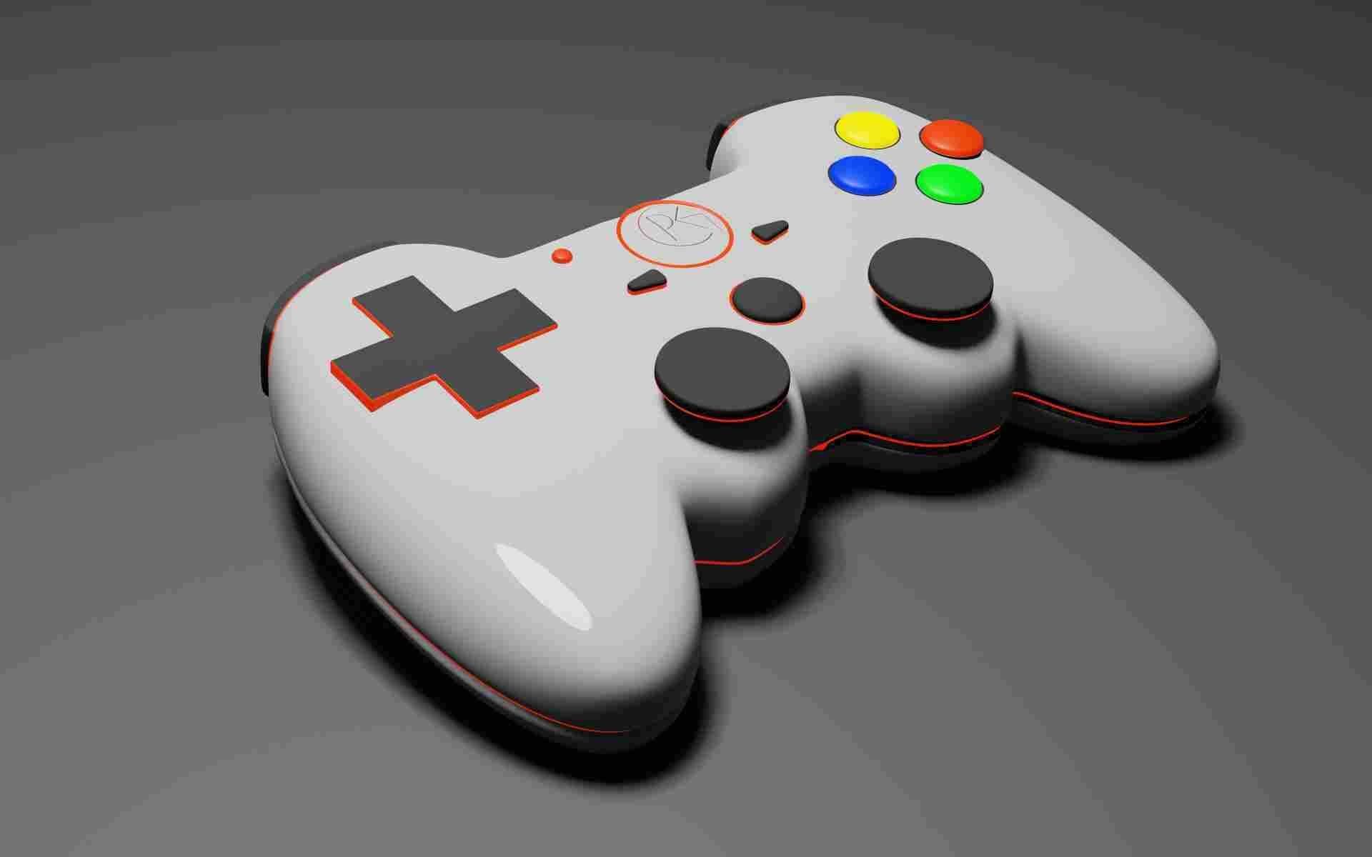 GamePad 3D Model Low-poly 3D model_21