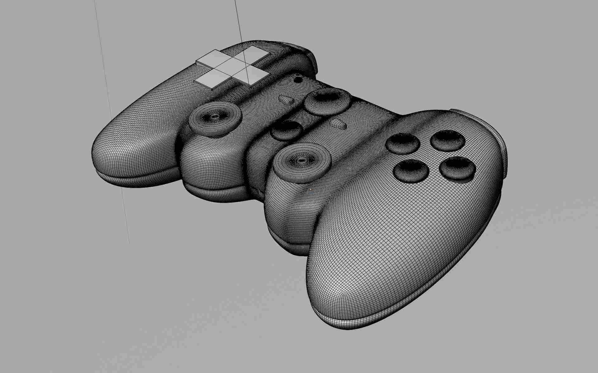 GamePad 3D Model Low-poly 3D model_4