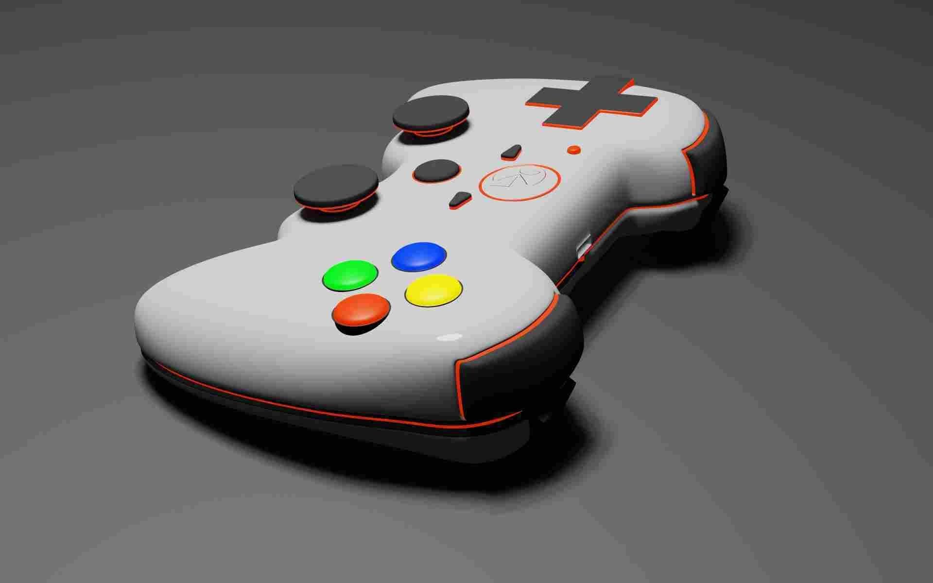 GamePad 3D Model Low-poly 3D model_11