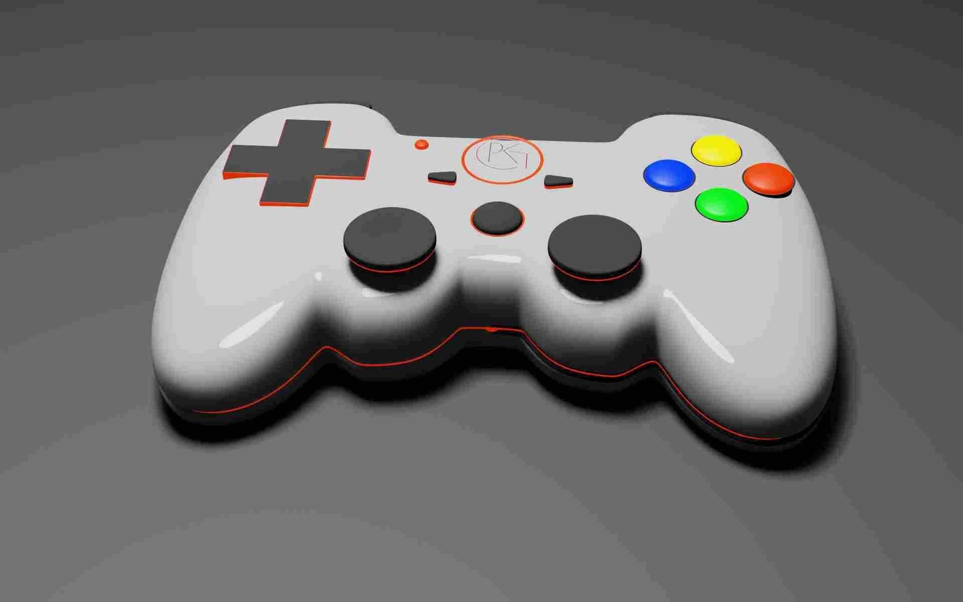 GamePad 3D Model Low-poly 3D model_23