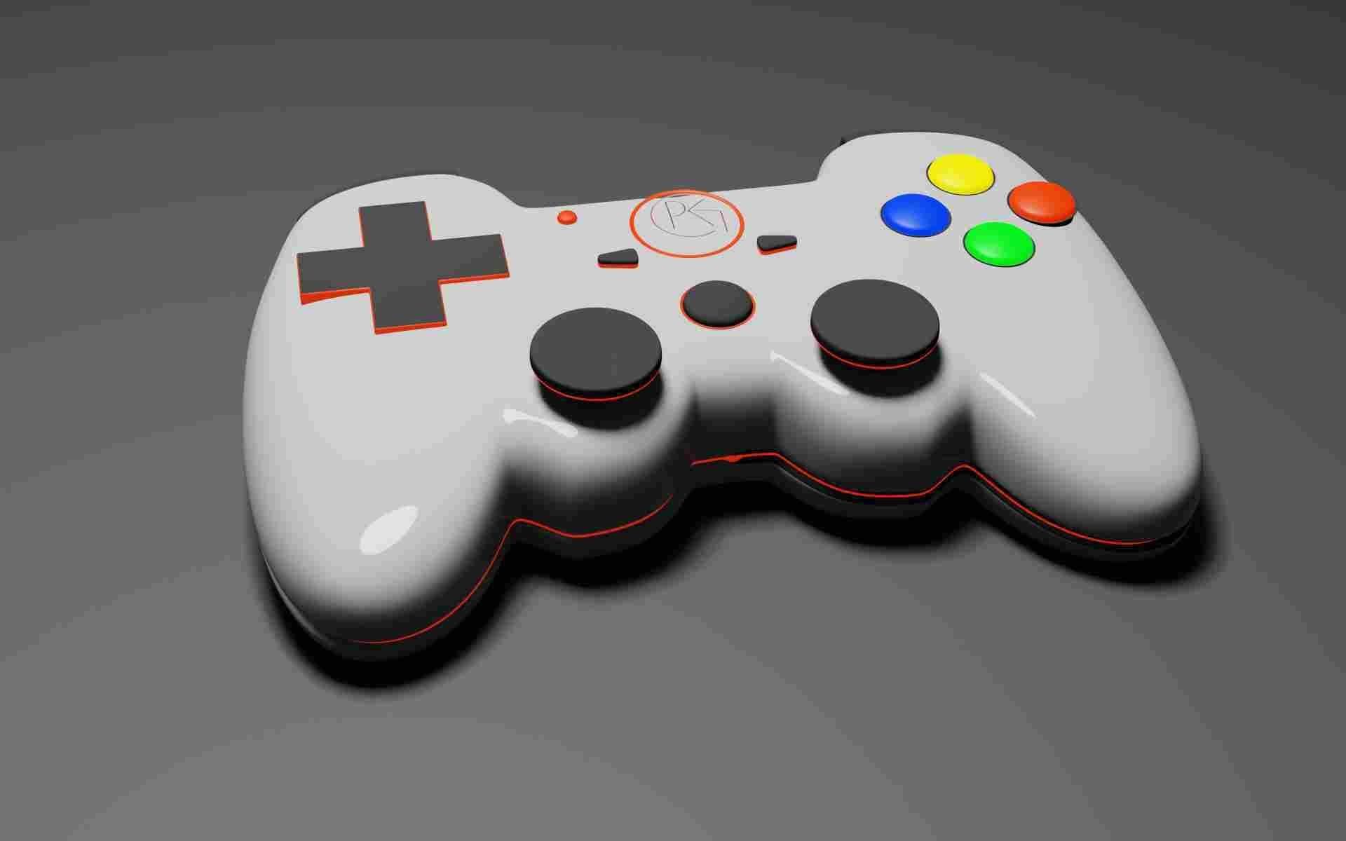 GamePad 3D Model Low-poly 3D model_22