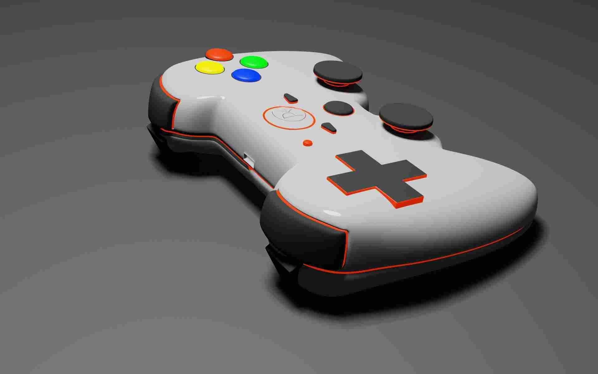 GamePad 3D Model Low-poly 3D model_17