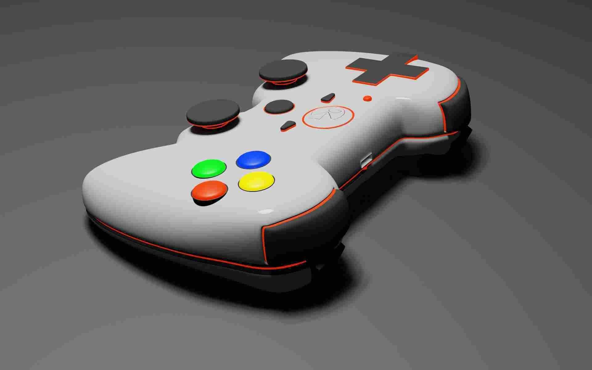 GamePad 3D Model Low-poly 3D model_12