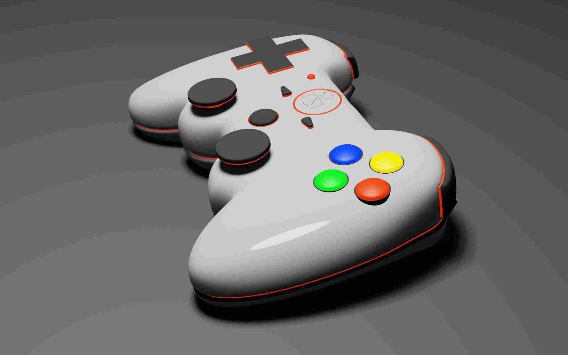 GamePad 3D Model Low-poly 3D model_8