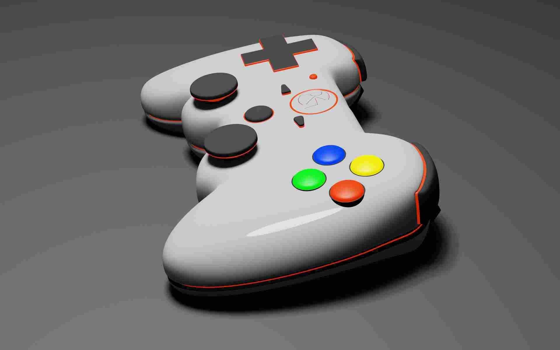GamePad 3D Model Low-poly 3D model_9