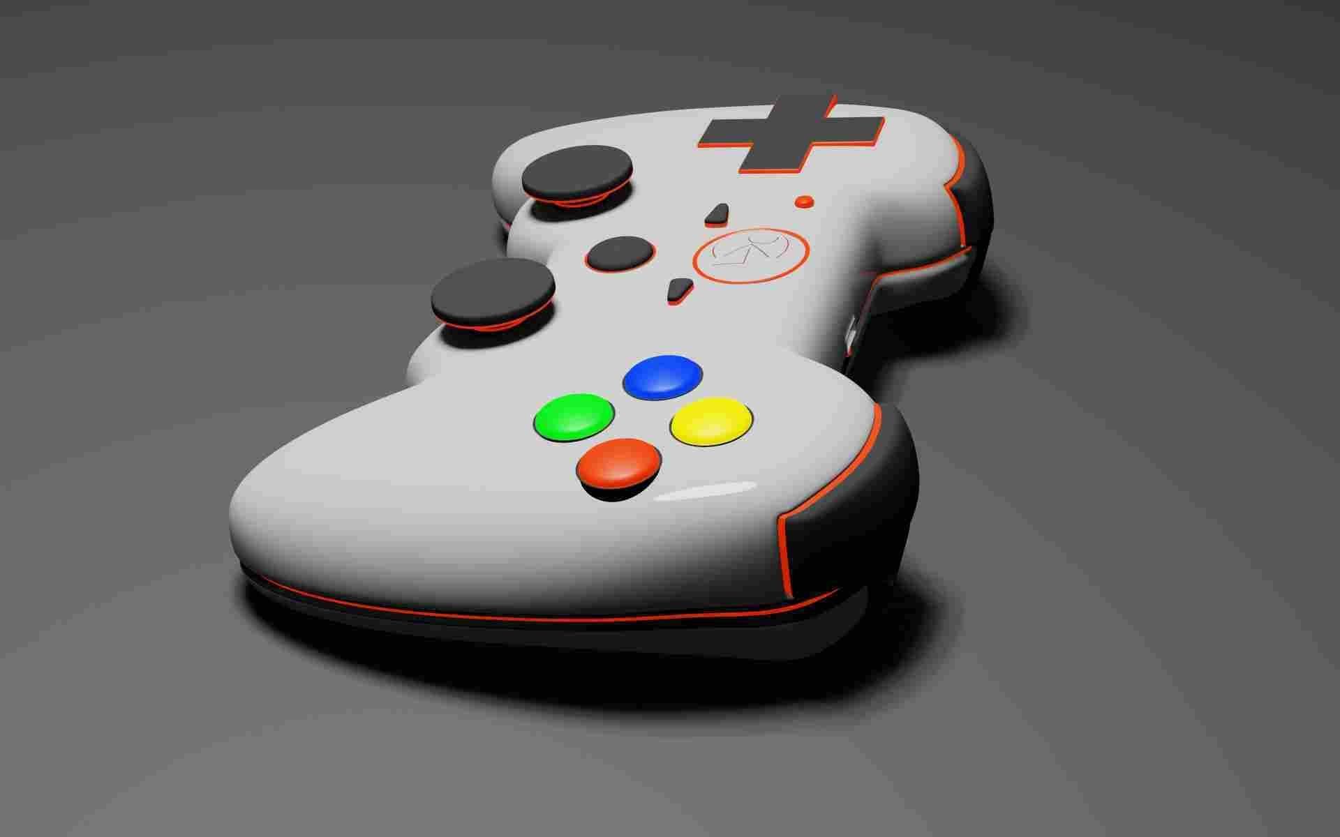 GamePad 3D Model Low-poly 3D model_10