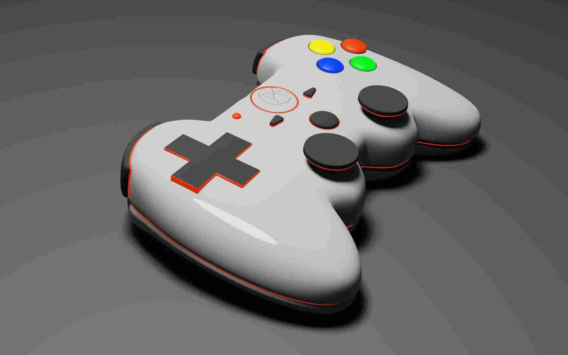 GamePad 3D Model Low-poly 3D model_20