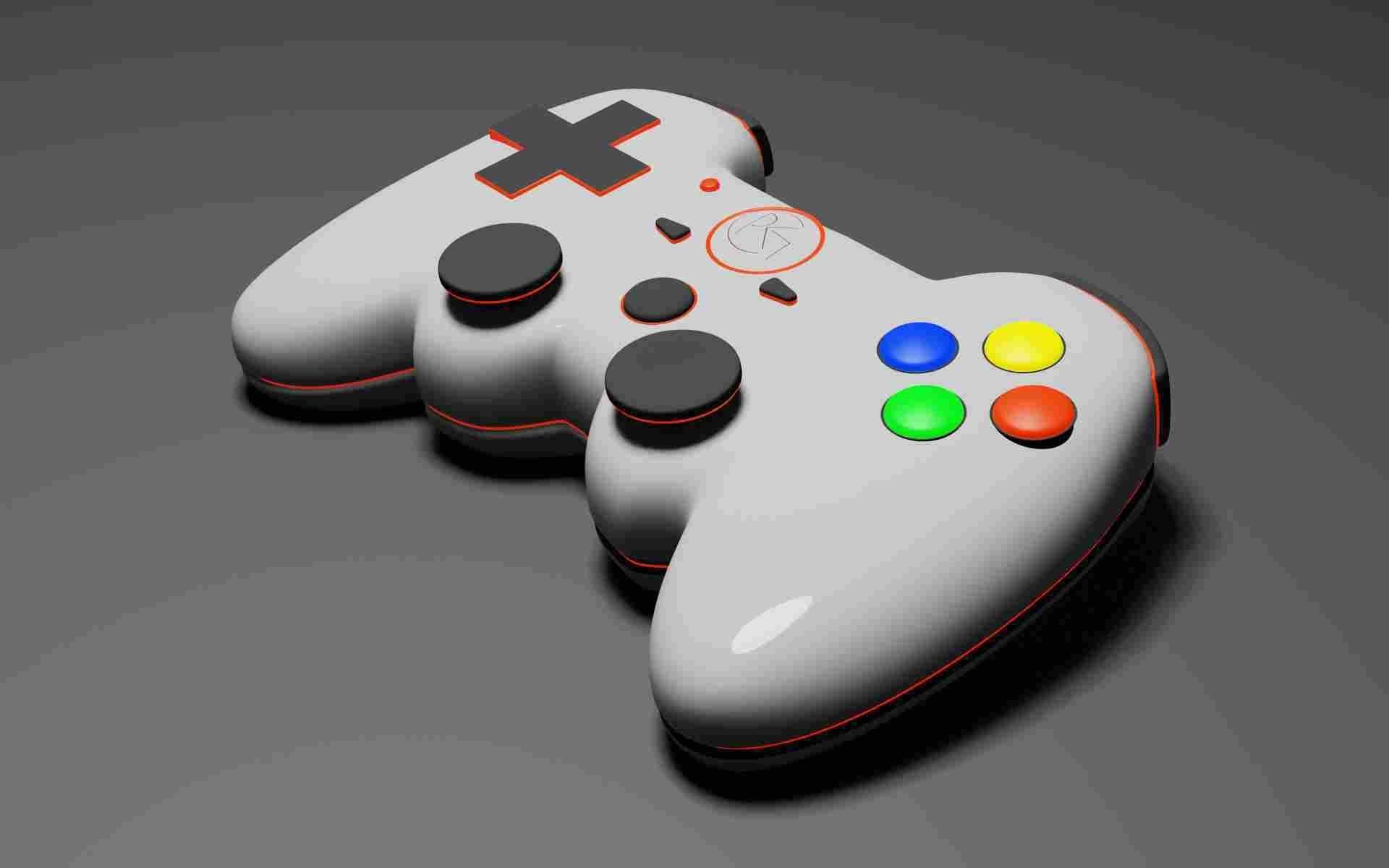 GamePad 3D Model Low-poly 3D model_6