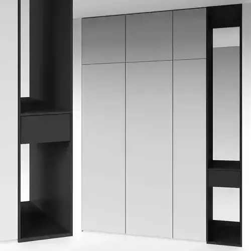 Wardrobe in the hallway 3