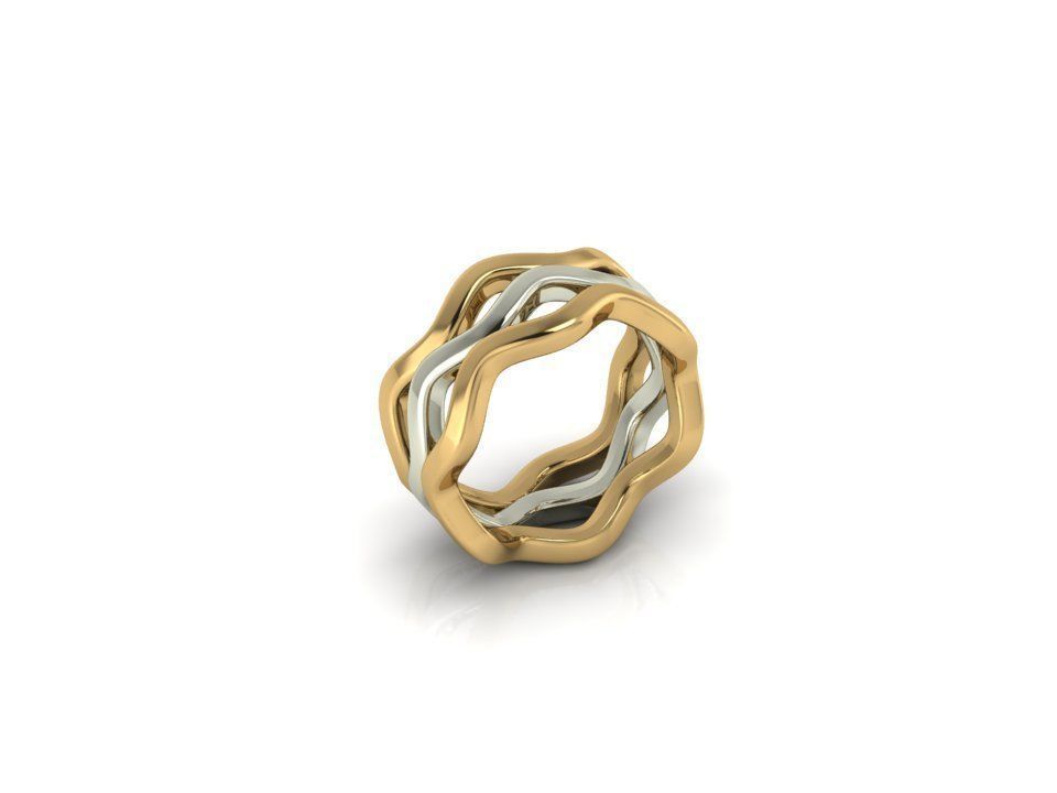3Ring in 1 3D print model_1