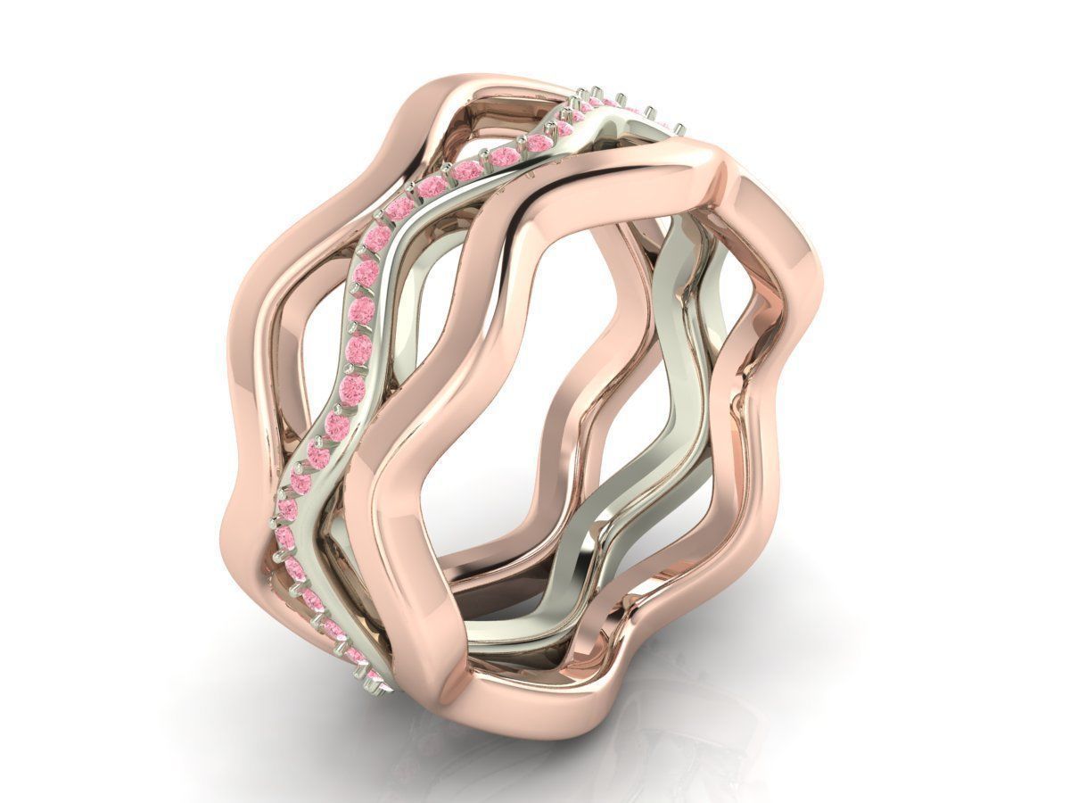 3Ring in 1 3D print model_5