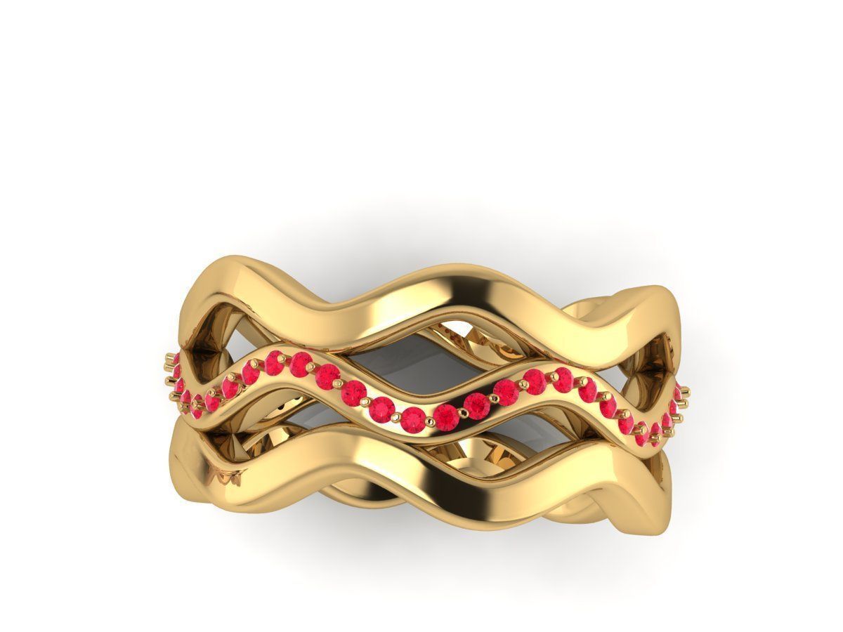 3Ring in 1 3D print model_9