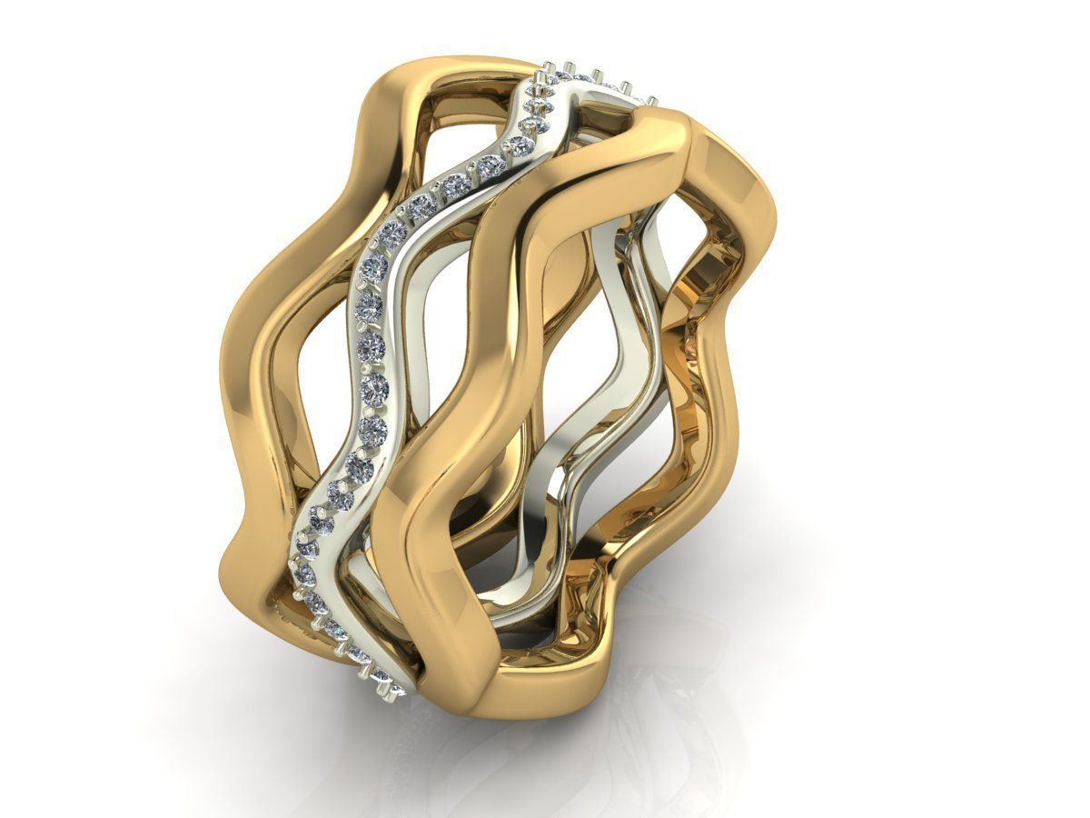 3Ring in 1 3D print model_10