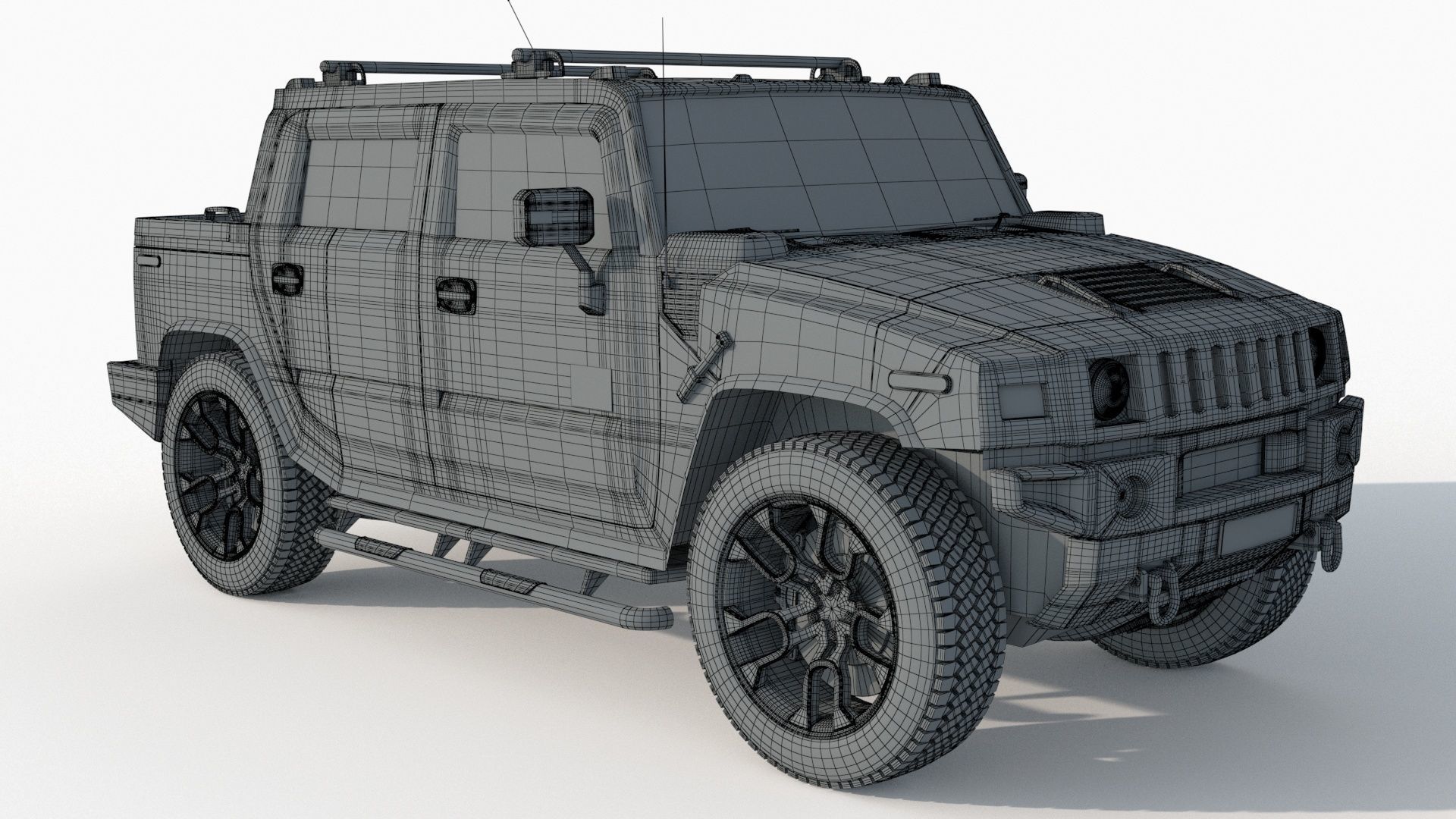 Hummer H 2 Sut 3D model_10