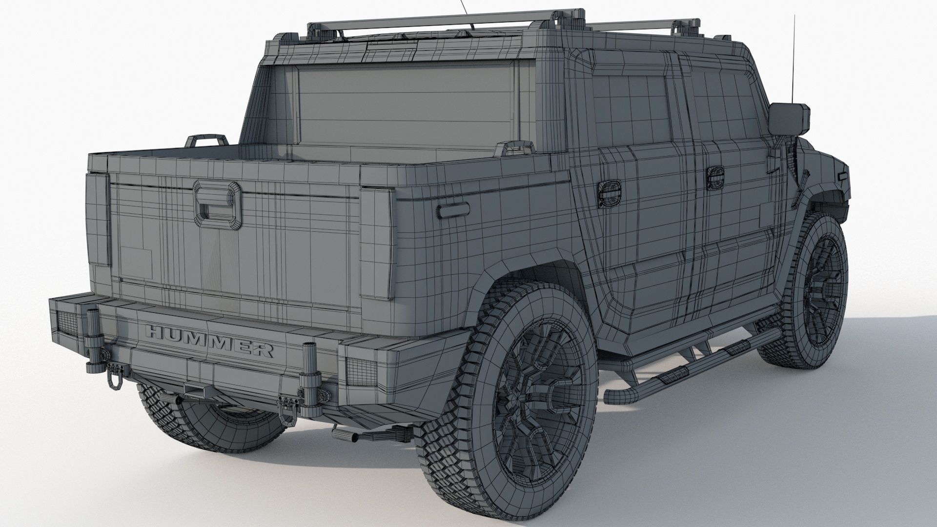 Hummer H 2 Sut 3D model_14