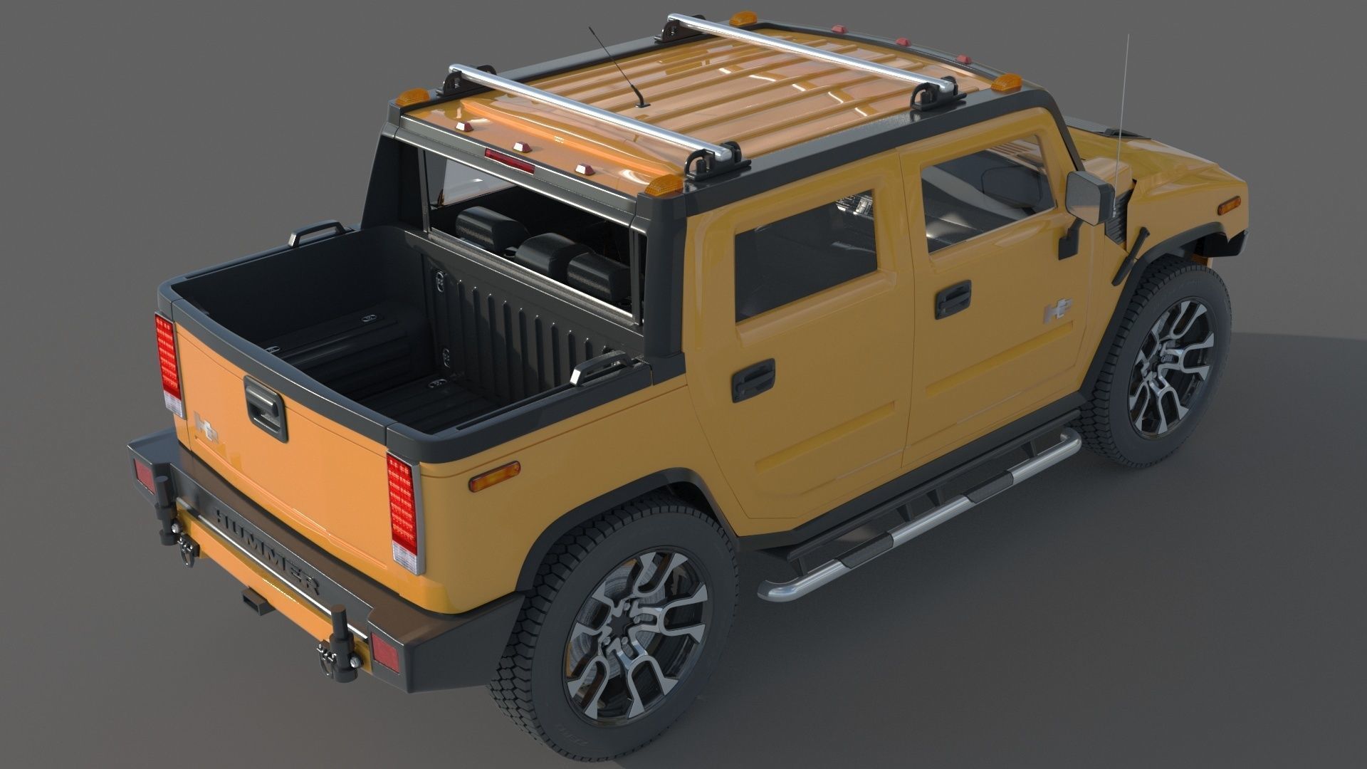 Hummer H 2 Sut 3D model_7