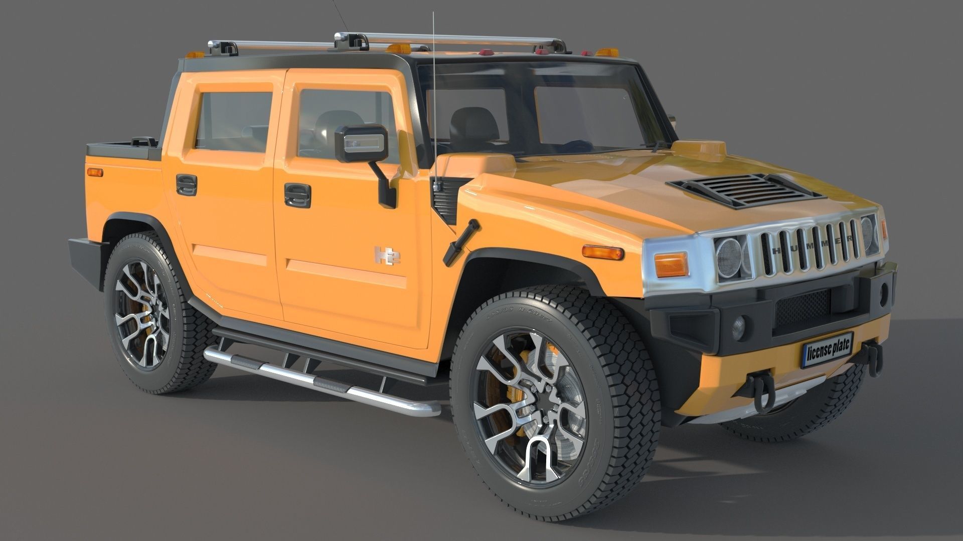 Hummer H 2 Sut 3D model_2