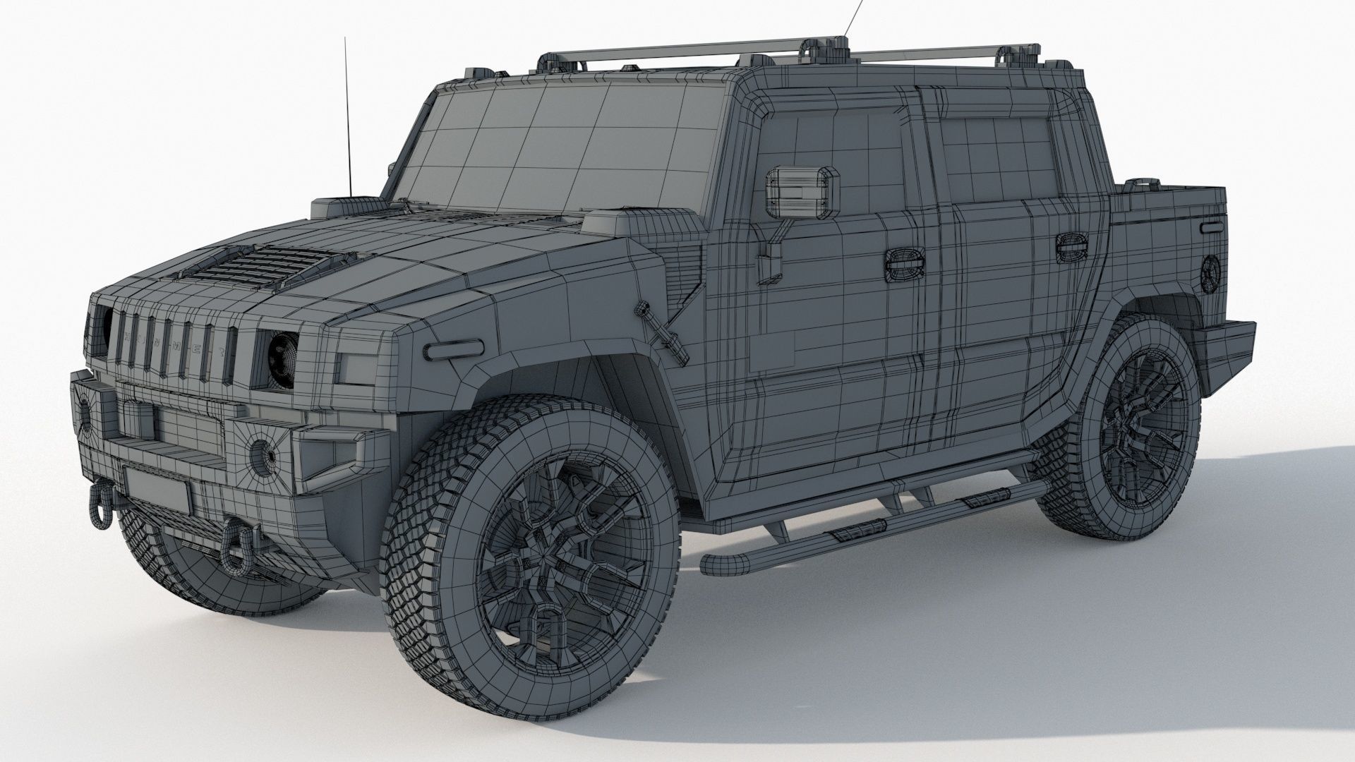 Hummer H 2 Sut 3D model_12