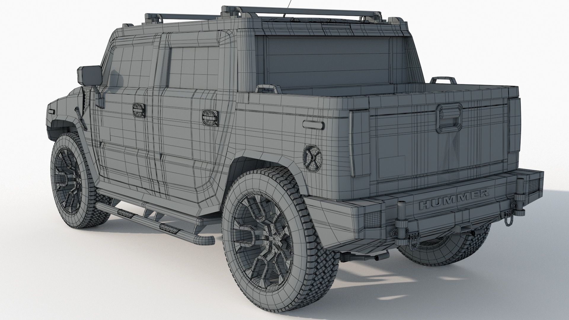 Hummer H 2 Sut 3D model_13