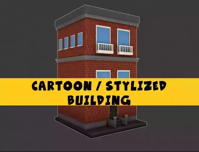 Cartoon Stylized Building
