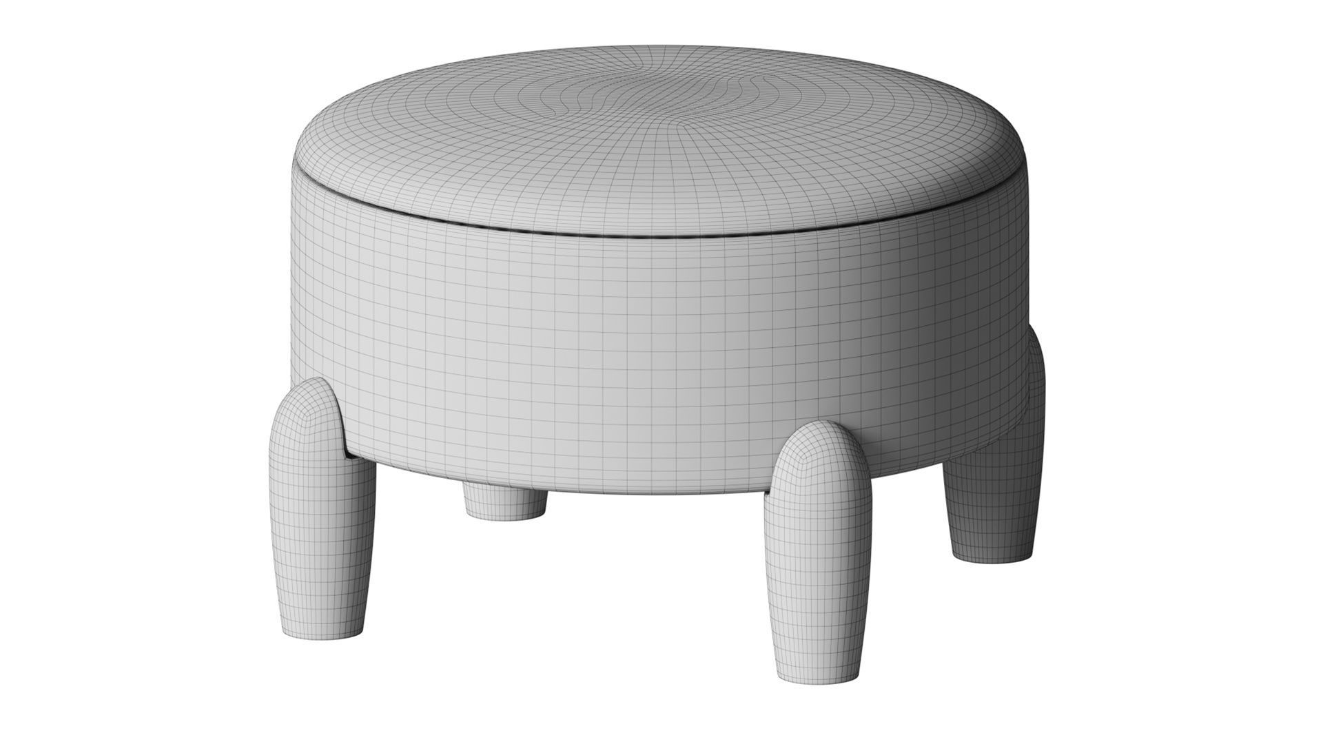 PEREZ ottoman by SAFAVIEH 3D model_2