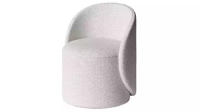 Nordic vanity stool by Charmydecor