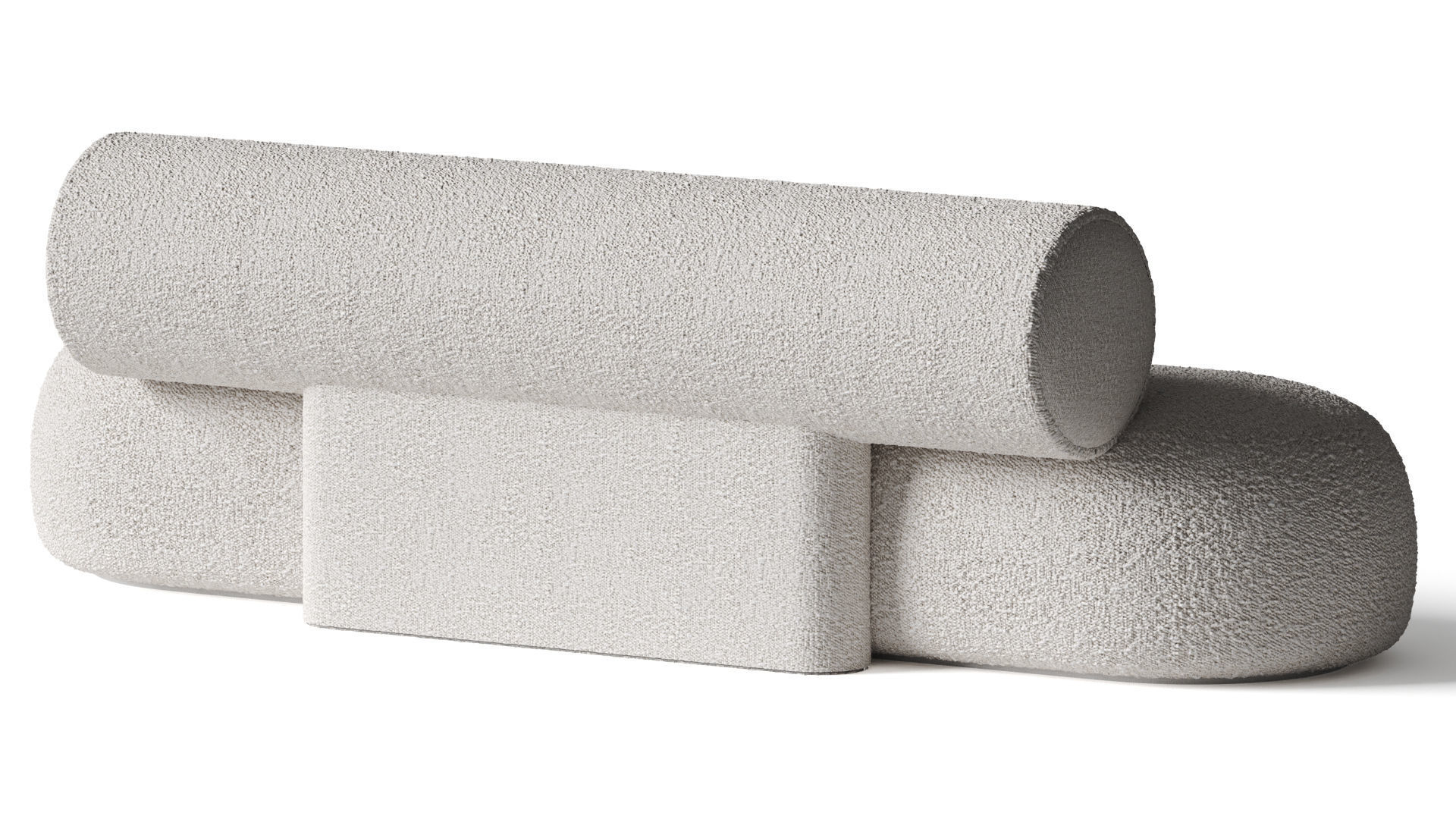 HIPPO sofa boucle by NORR11 3D model_1