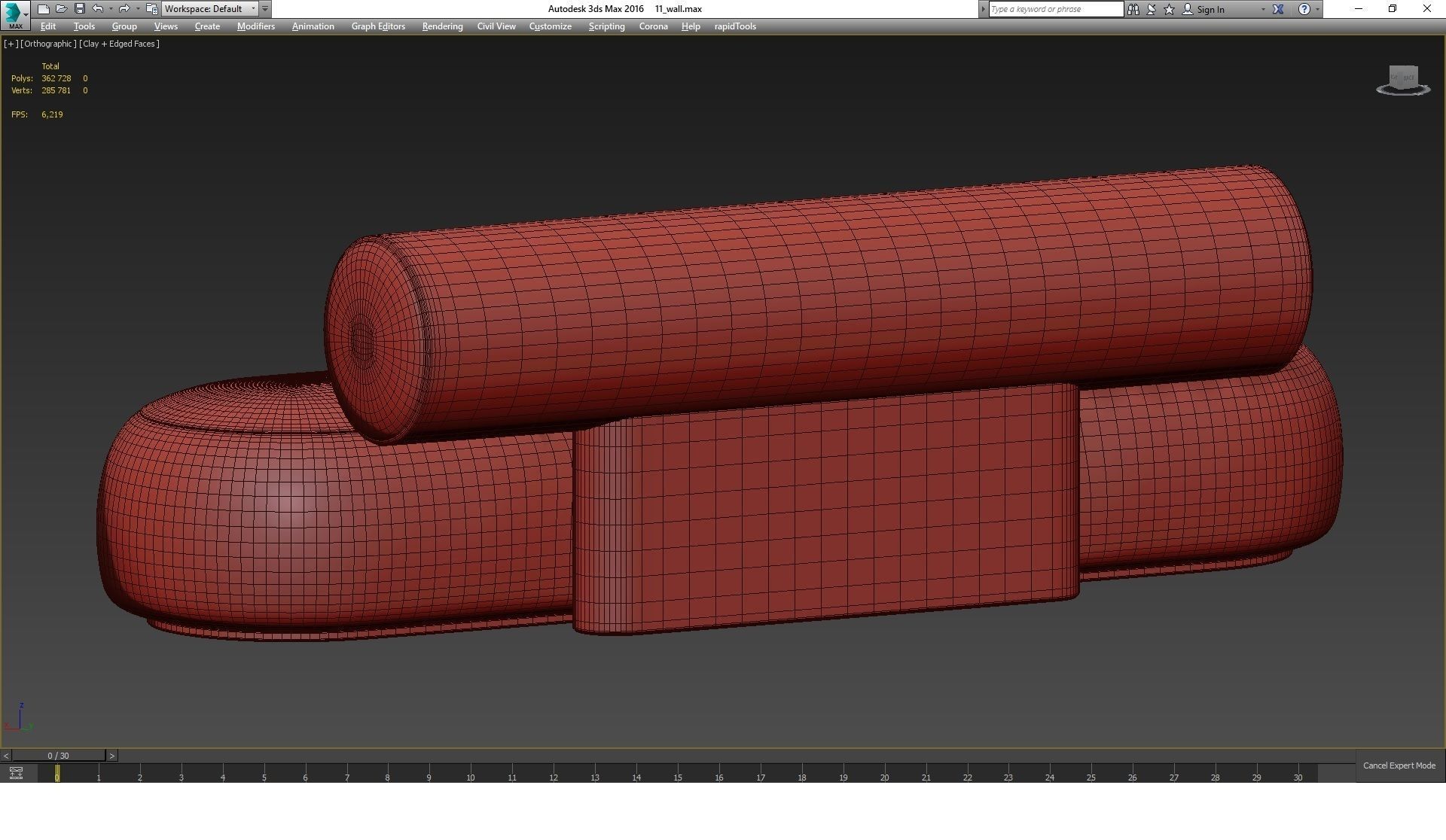 HIPPO sofa boucle by NORR11 3D model_3