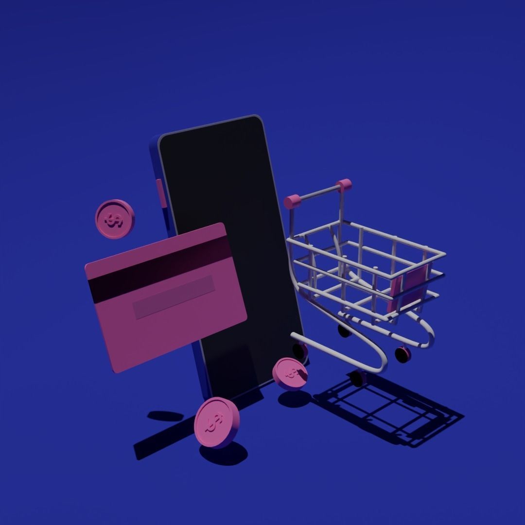 Stylized UI Elements 3D model_2