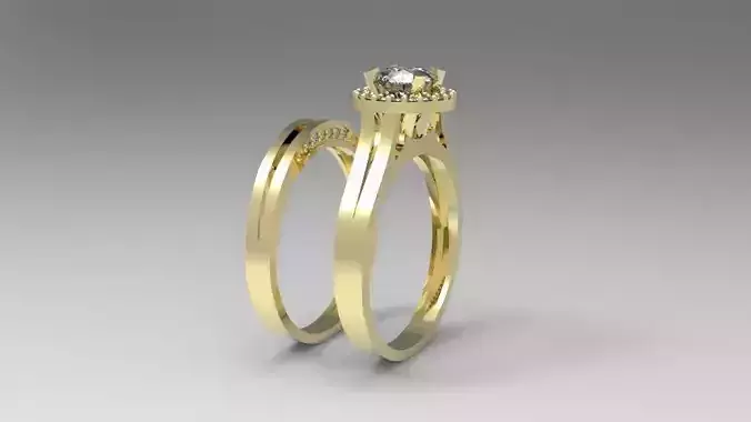fashion engagement wedding ring 