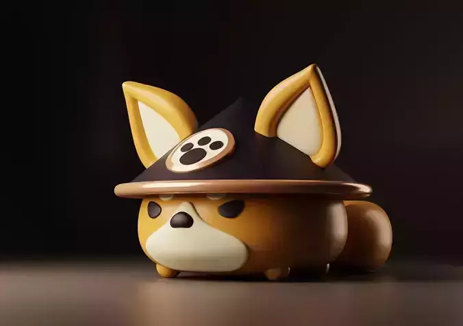 GORO DOG Jewelry Box GENSHIN IMPACT 3D print model