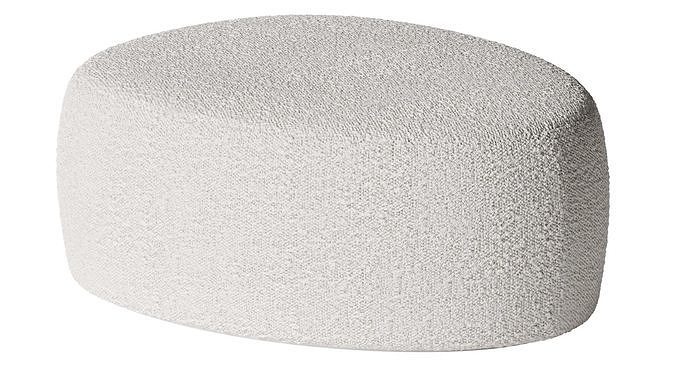 Pouf Bily Boucle Beige by Things i like things i love 3D model