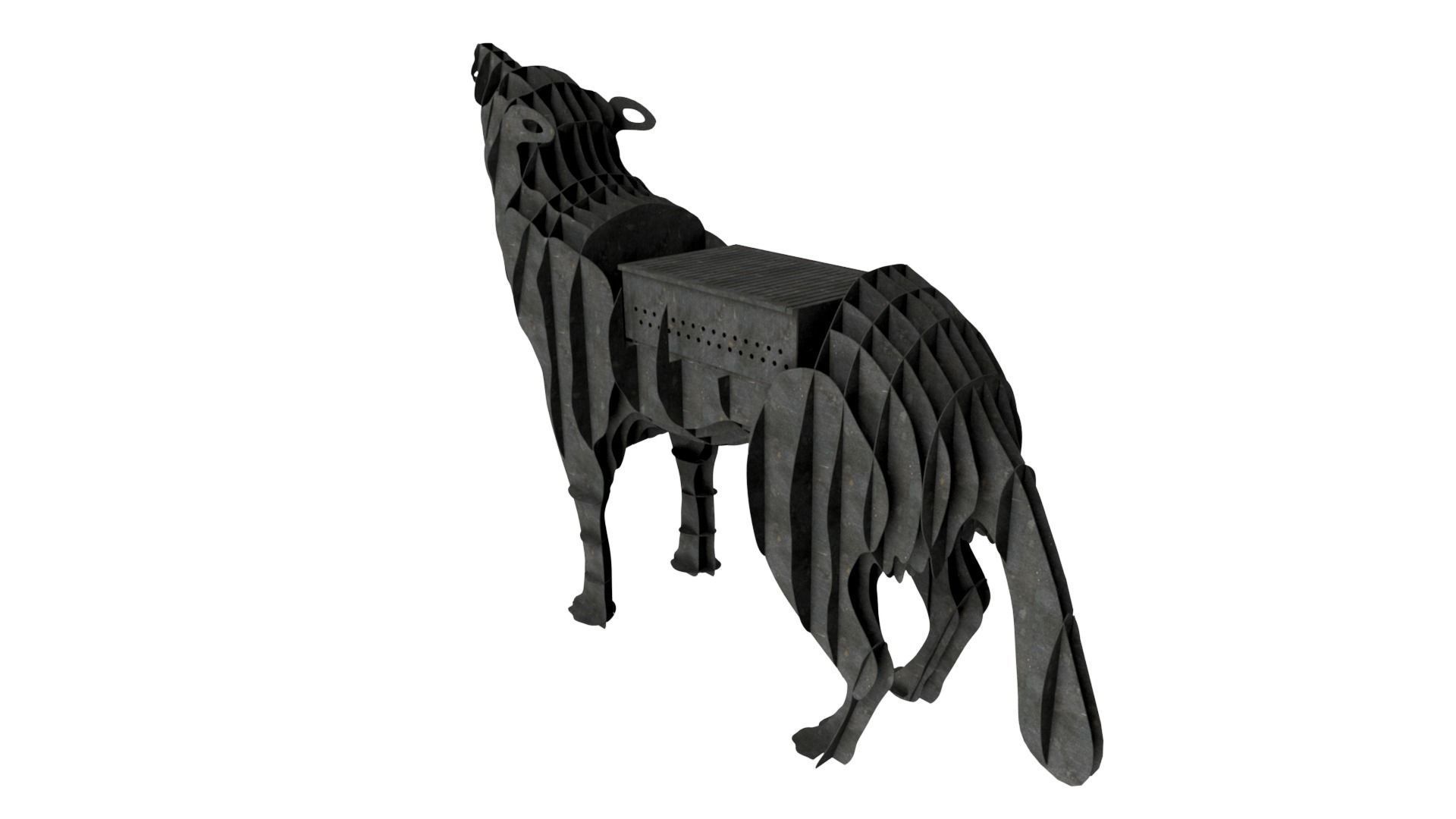 Brazier - Wolf 3D model_5
