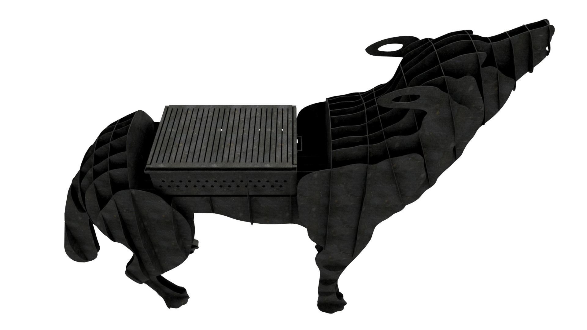 Brazier - Wolf 3D model_7