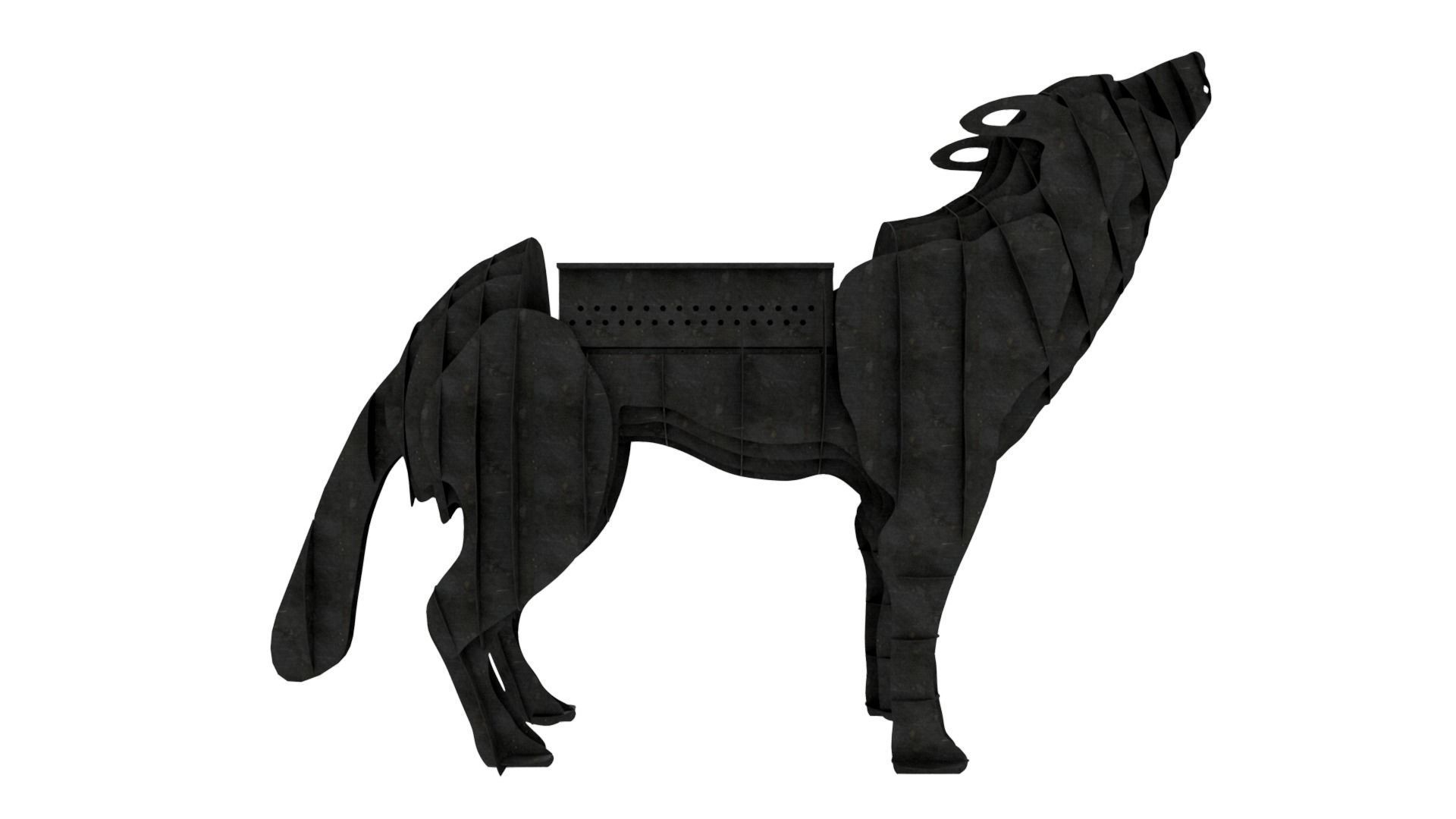 Brazier - Wolf 3D model_8