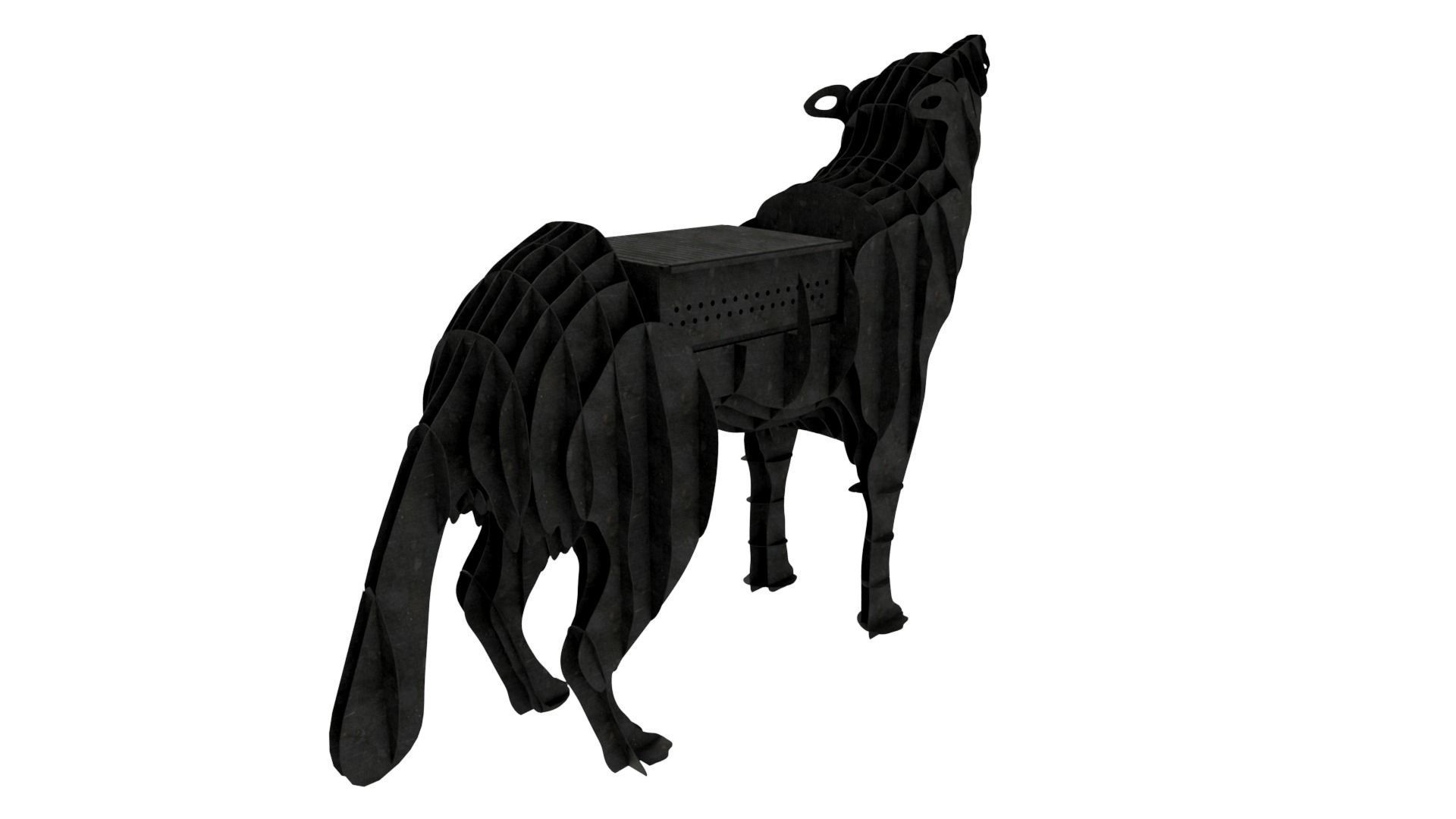 Brazier - Wolf 3D model_6