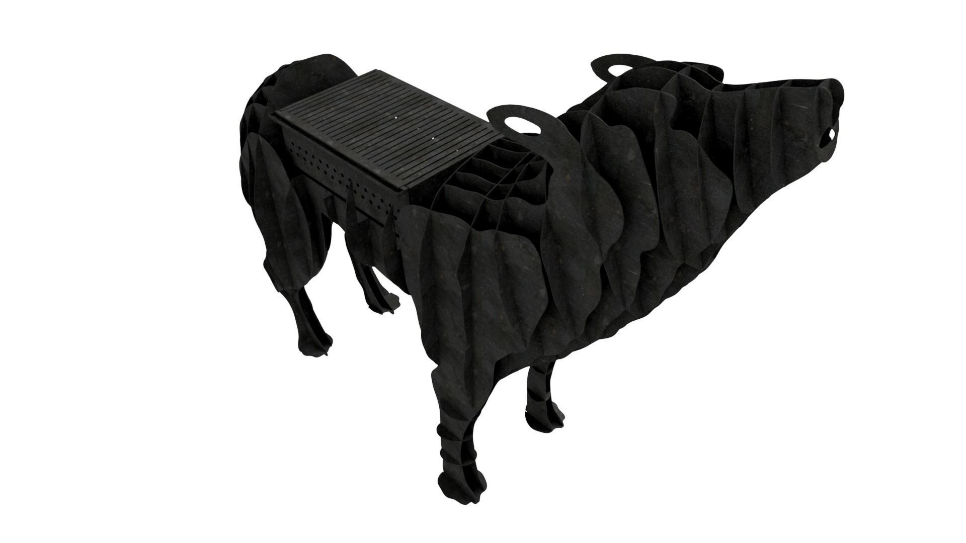 Brazier - Wolf 3D model_9