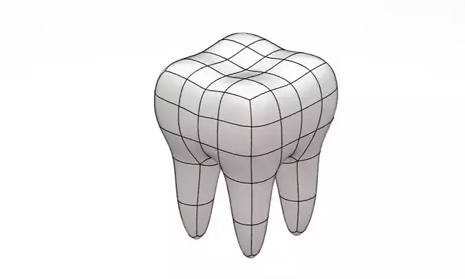 Premolar Tooth design 3D print model