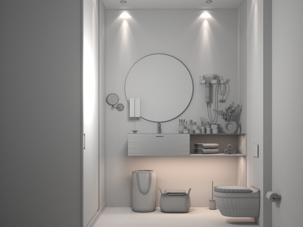 Bathroom 3D model_6