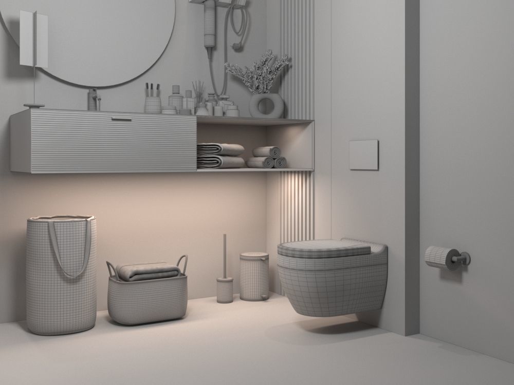 Bathroom 3D model_7