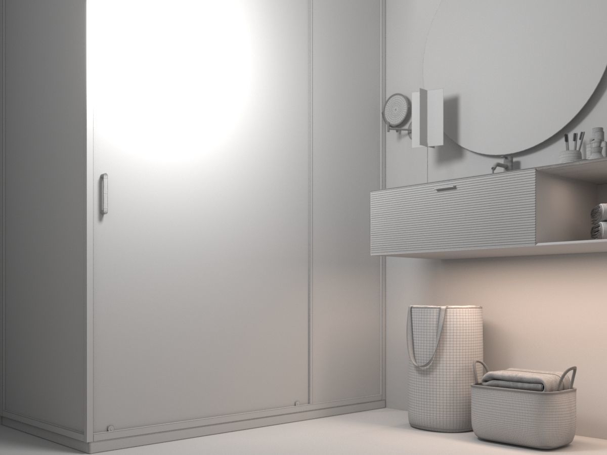 Bathroom 3D model_9