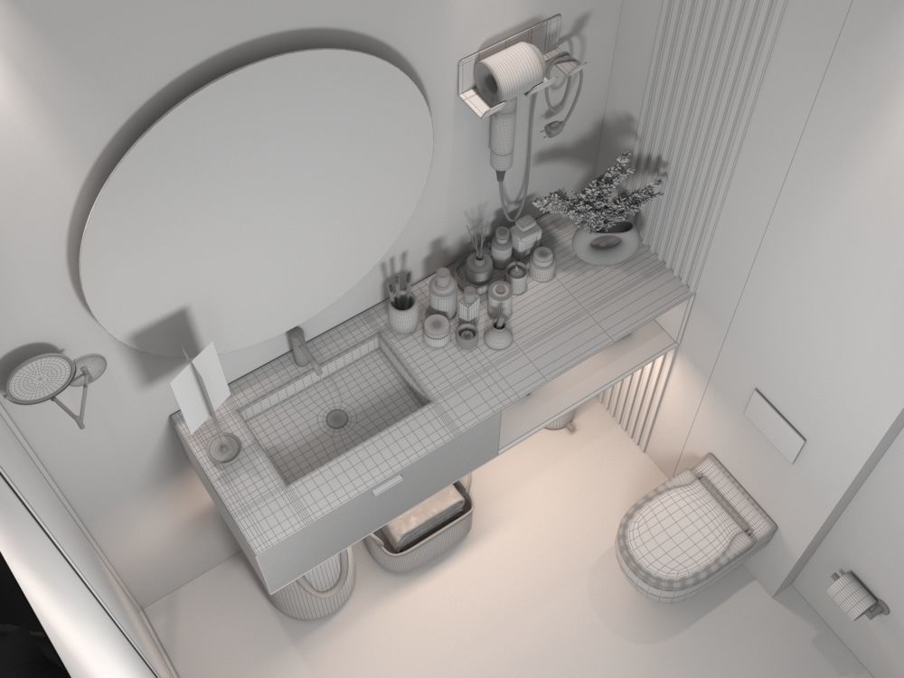 Bathroom 3D model_8