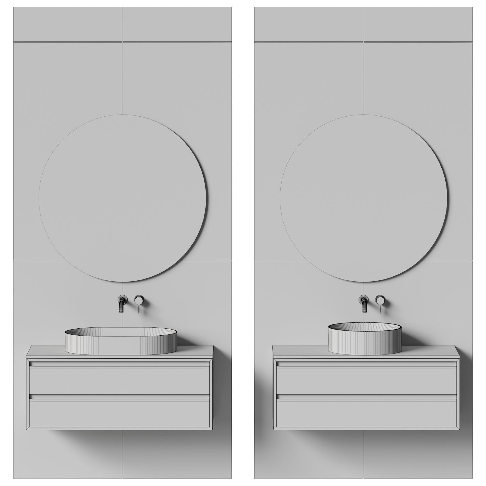 Bathroom set 41 3D model_4