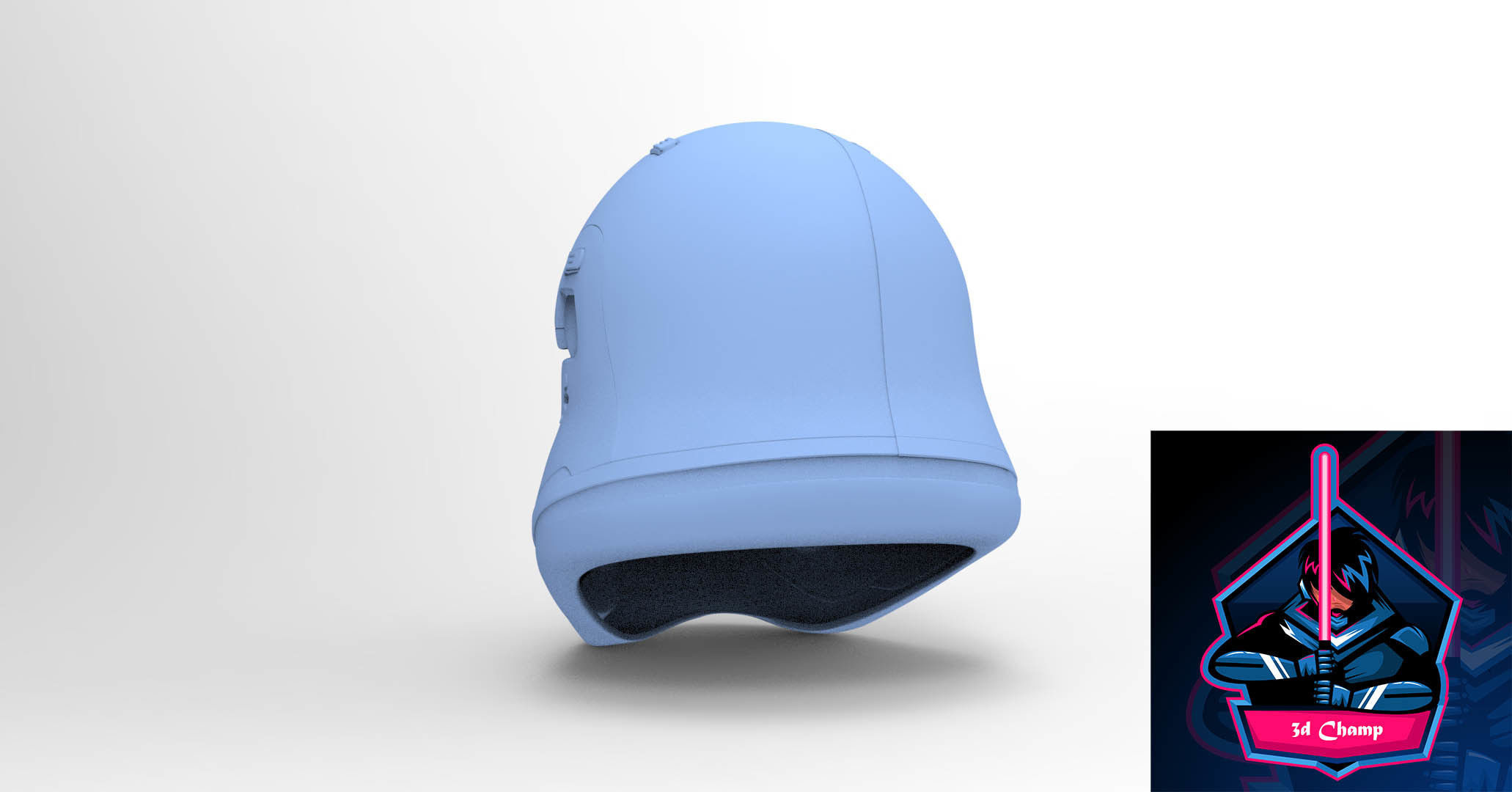 Stormtrooper First Order Helmet ready to 3dprint 3D model_4